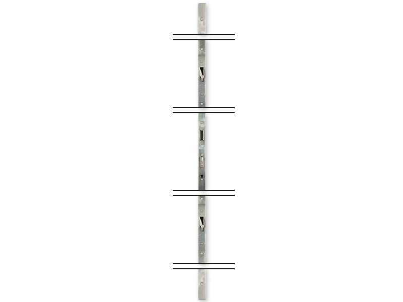 Buva Deurmeerpuntsluiting 6220 55/72-2115mm z/toebehoren Sleutelbediend Draairichting 2+4