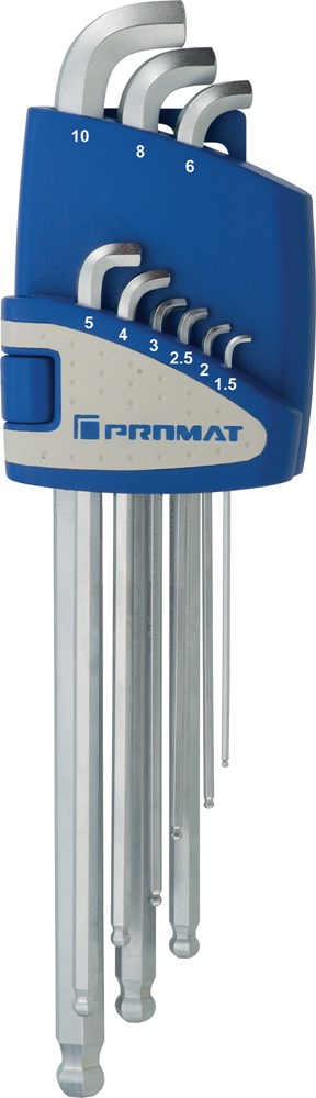 Promat inbusset 1.5-10mm - 9 delig 4000825109