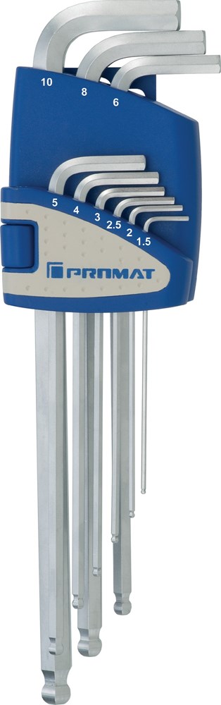 Promat inbusset 1,5-10mm - 9 delig 4000825111